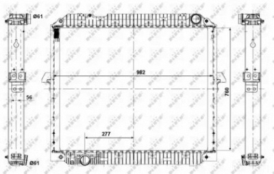 WILMINK GROUP wg1723026 -  Радиатор, охлаждение двигателя